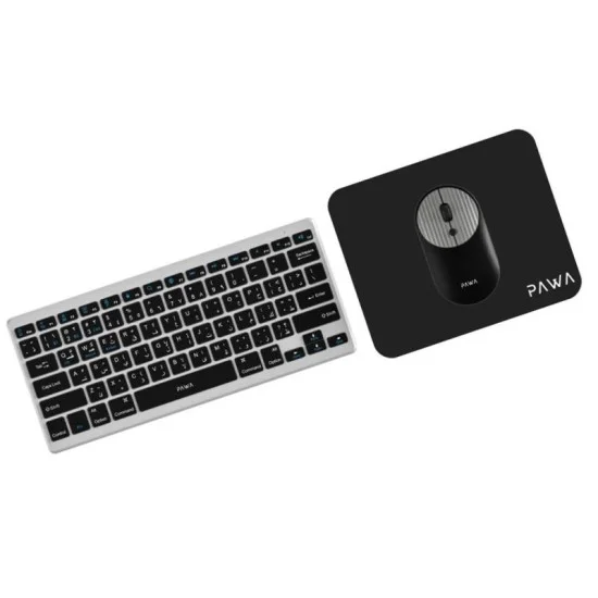 Pawa Dual Mode Wireless Keyboard And Mouse Set - Black